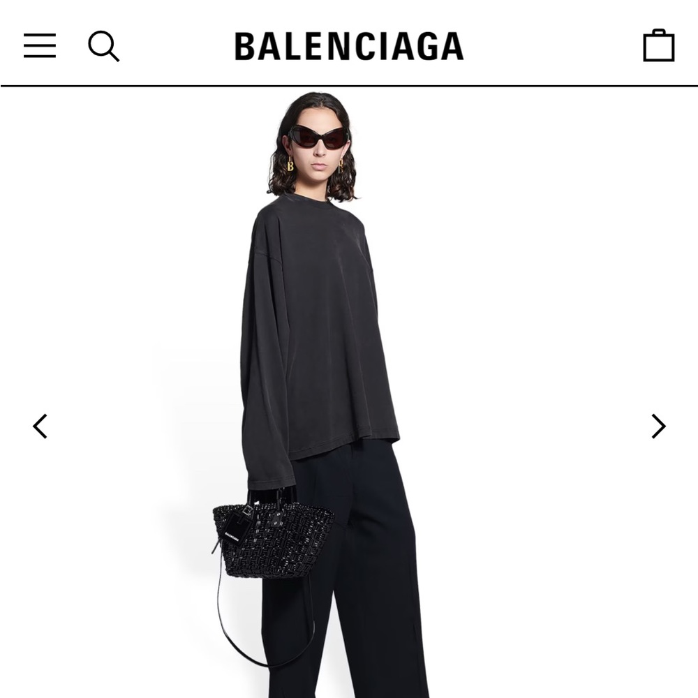 100% authentic BALENCIAGA XS BISTRO BAG BLACK CURRENT RETAIL $1400 - Picture 3 of 8